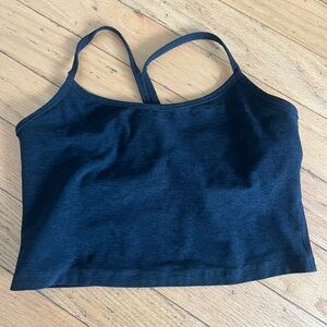 Beyond Yoga black cropped tank top